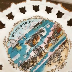 Vtg Souvenir Wall Art 50s Keesh Wildwood NJ